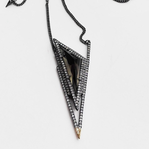 ALexis Bittar Pyramid Spike Pendant Necklace - Picture 2 of 7
